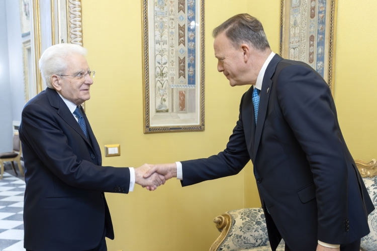 Sergio Mattarella e Federico Bricolo
