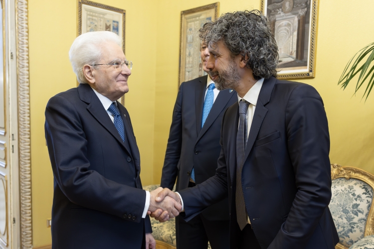 Sergio Mattarella e Damiano Tommasi