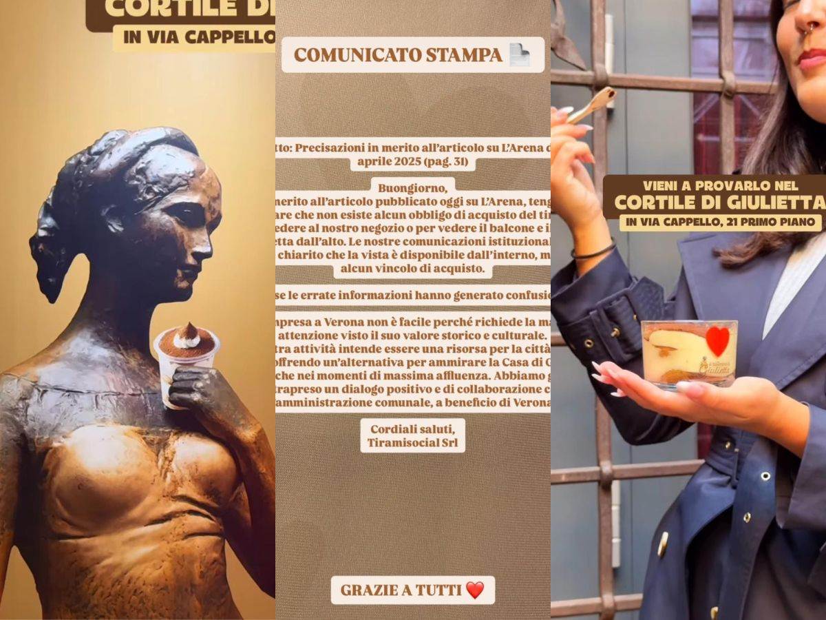 Negozio tiramisù Tiramisocial - cortile giulietta