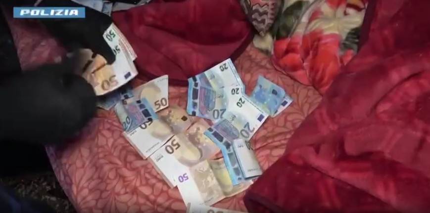 Polizia blitz ex tiberghien