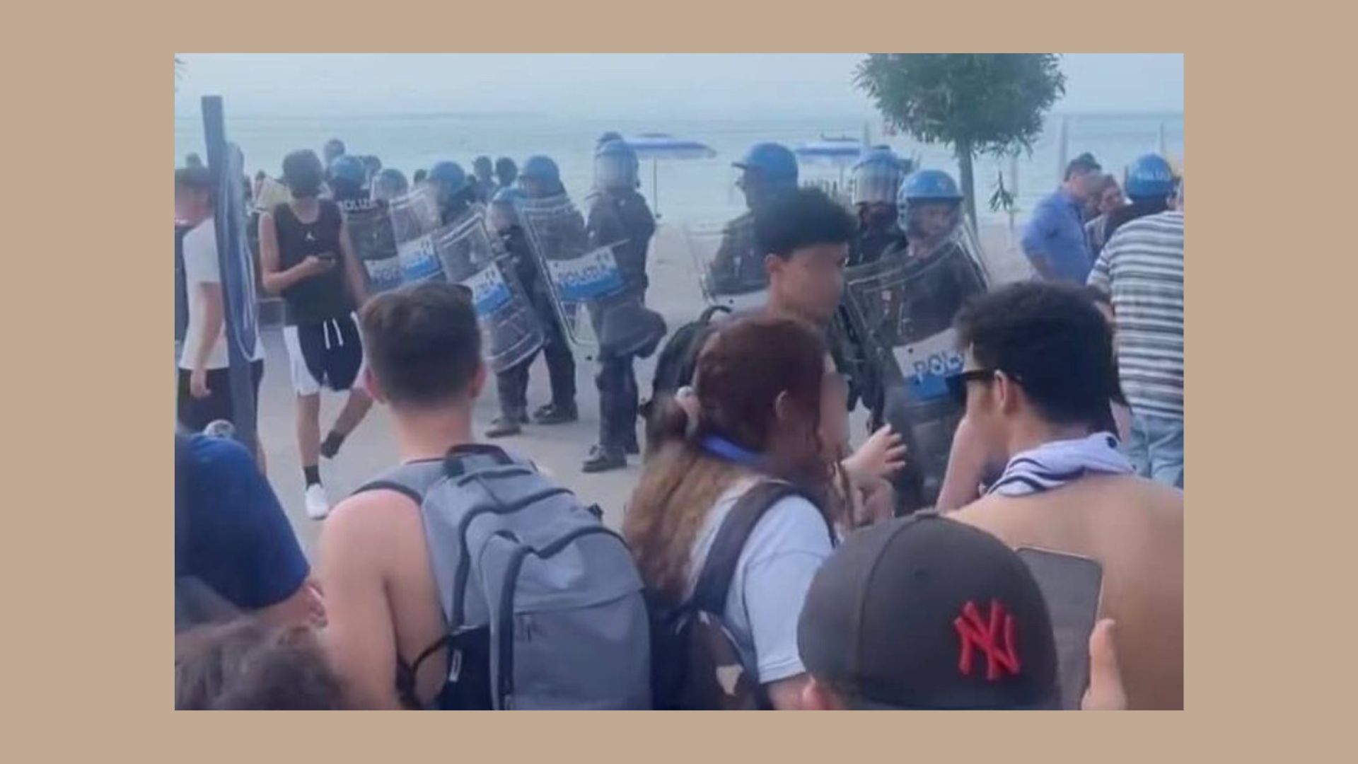 Rissa a Peschiera del Garda il 2 giugno 2022