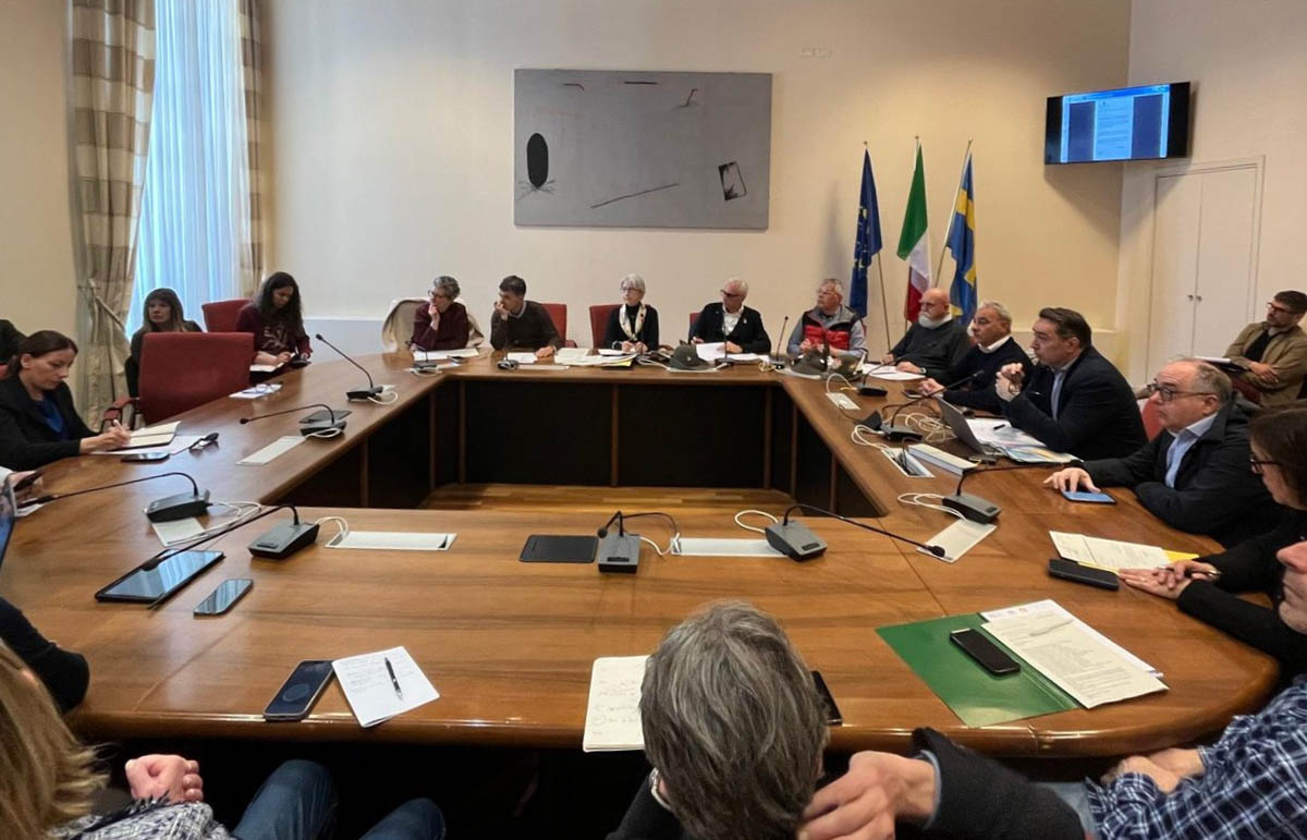 Riunione sala Pasetto per adunata Alpini candidatura Verona 2027