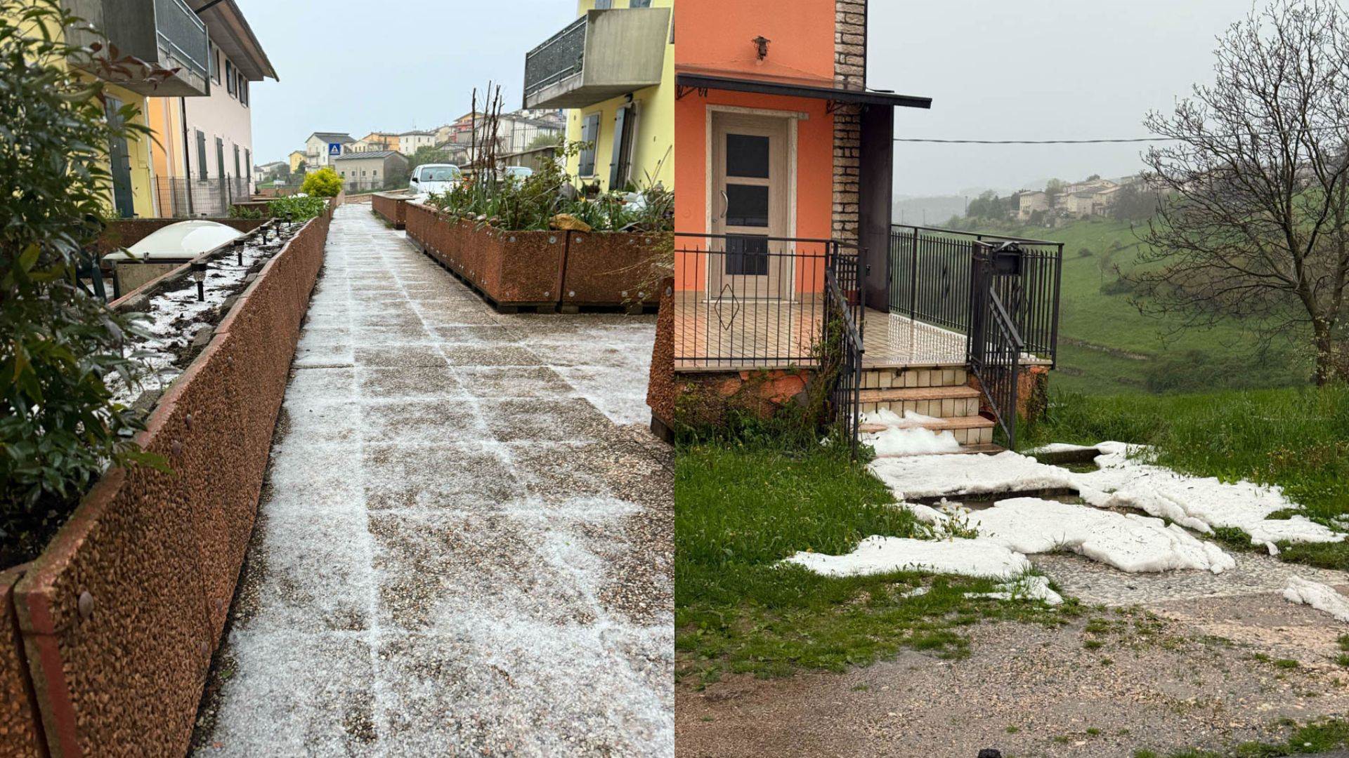 Tempesta Sant'Anna D'Alfaedo grandine lessinia