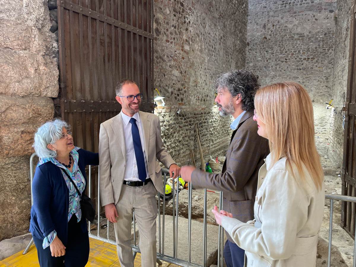 Arena di Verona - arcovolo 65 - scavi fornace