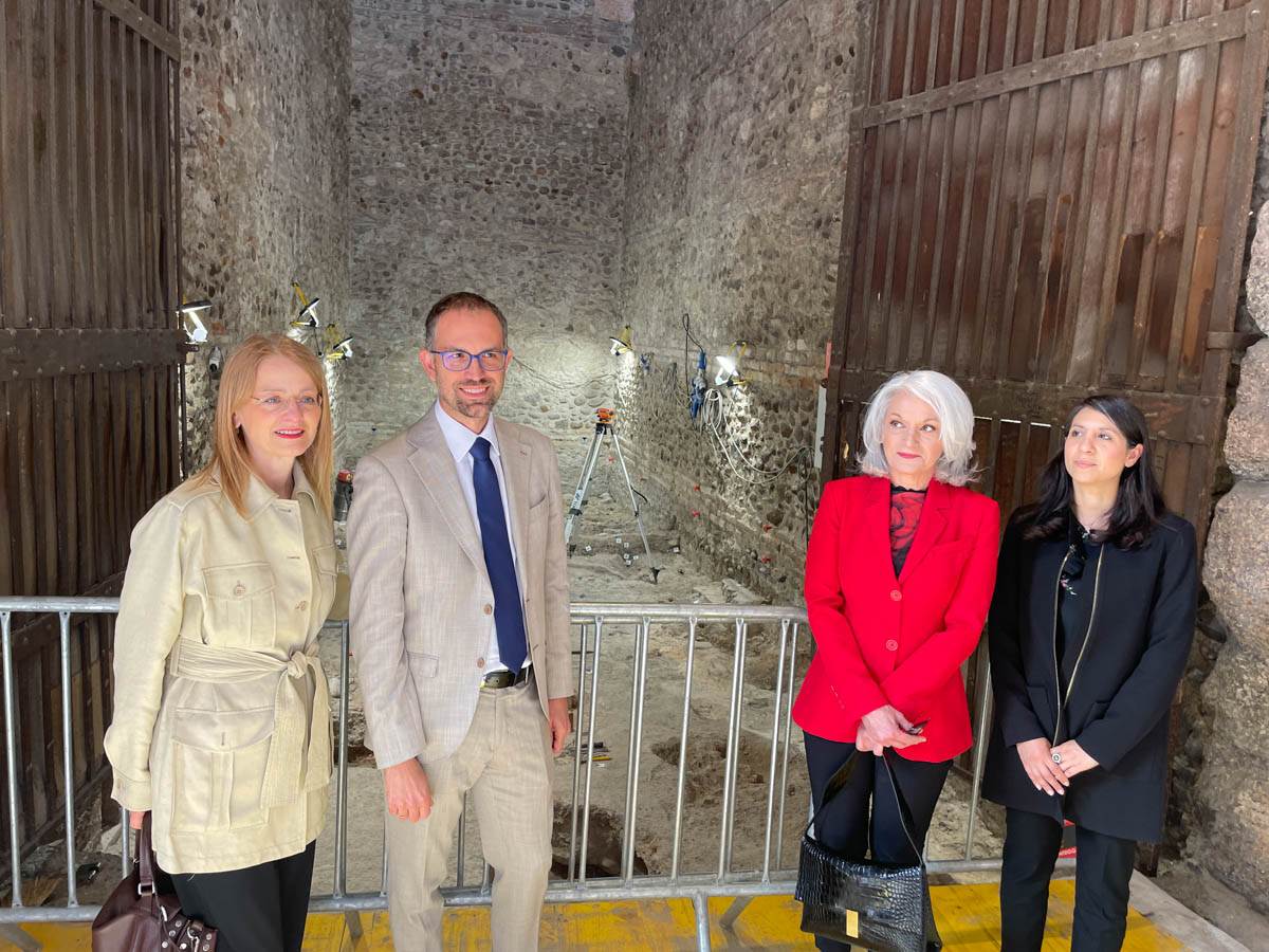 Arena di Verona - arcovolo 65 - scavi fornace