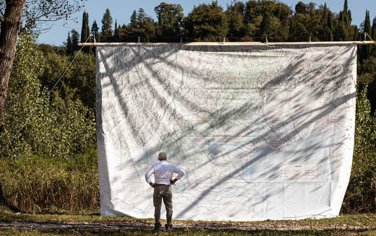 Marco Paolini in “Bestiario Idrico” photo Gianluca Moretto