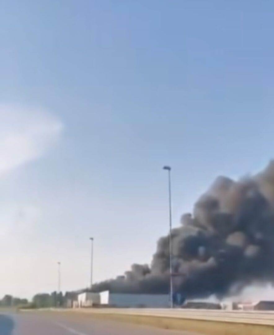 Incendio Angiari Stena Recycling