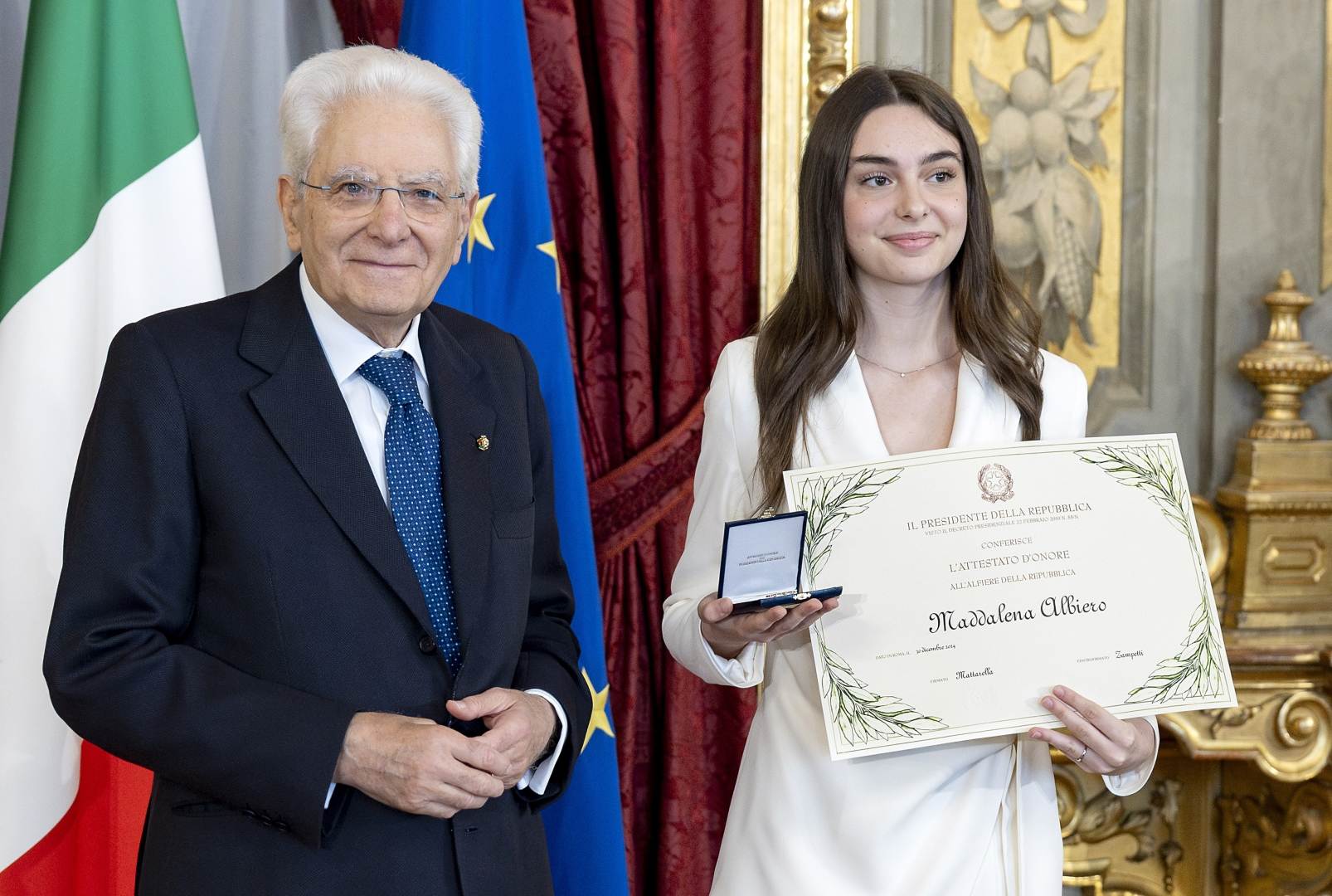 Maddalena Albiero Sergio Mattarella