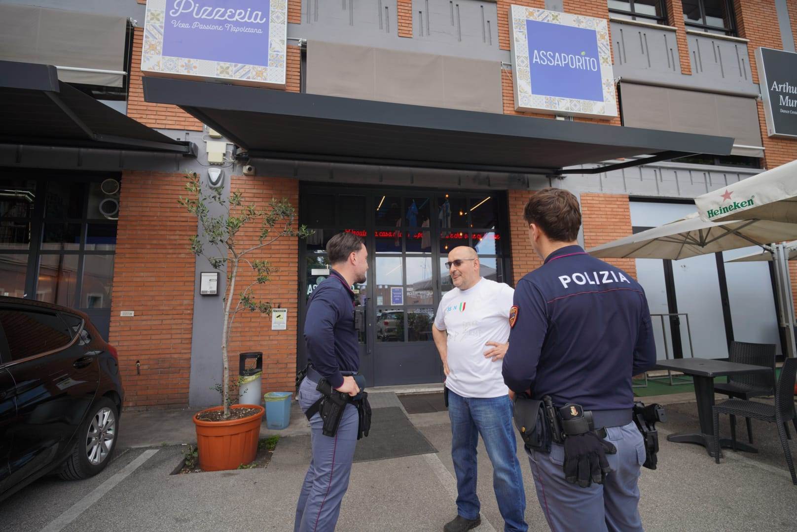 aggressione pizzeria assaporito