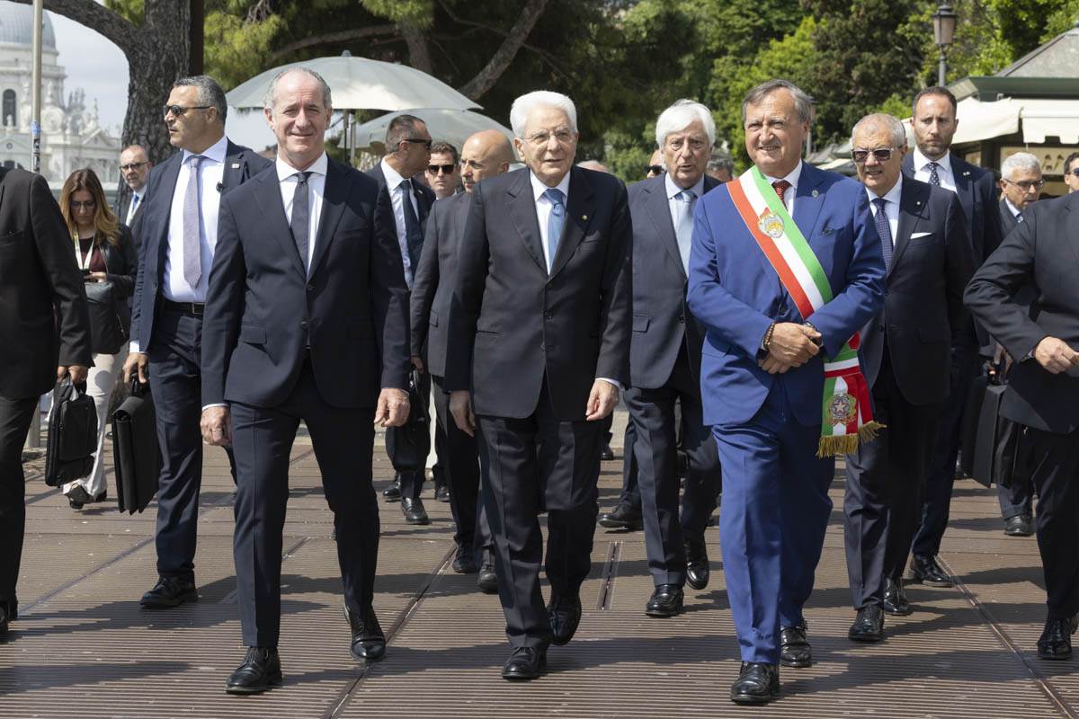 Presidente Mattarella a Venezia - Festival delle Regioni