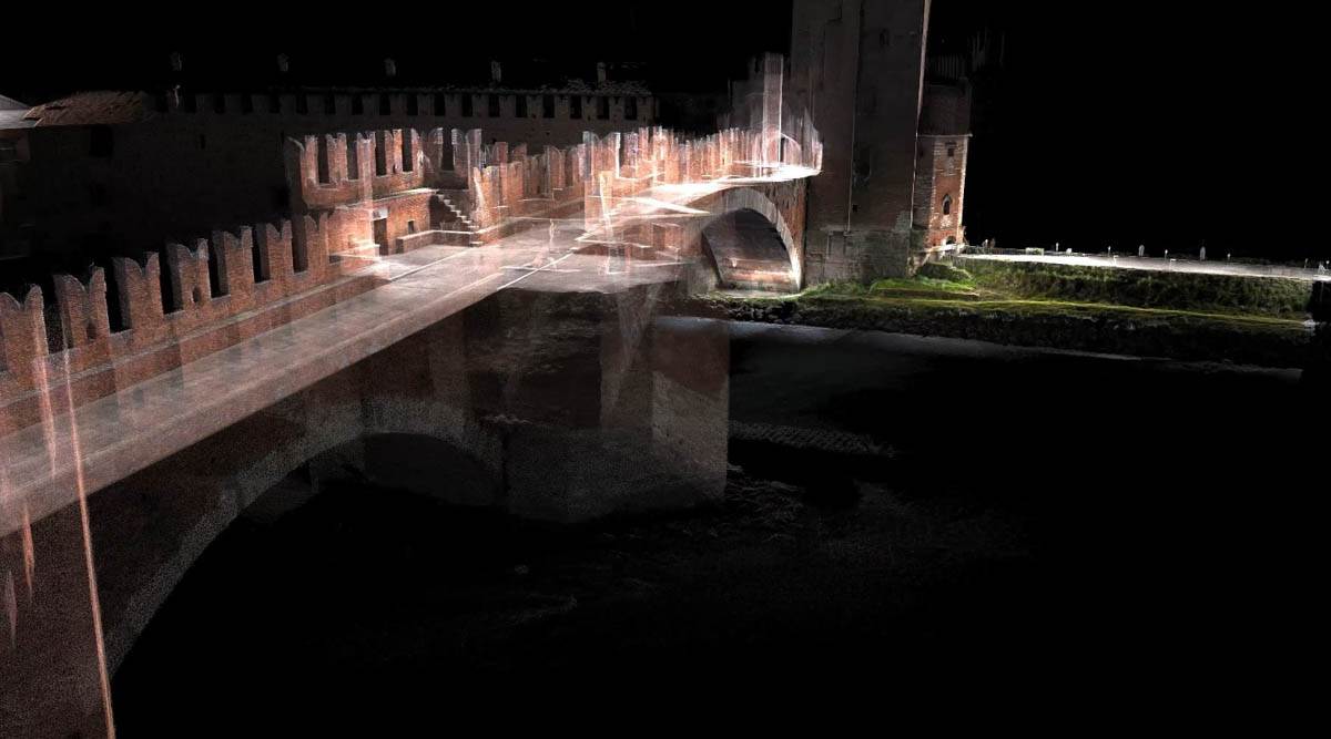 Rilievo Arena Castelvecchio 3D Collegio Geometri di Verona