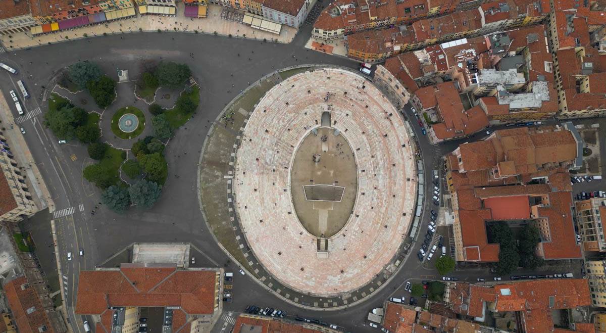 Rilievo Arena Castelvecchio 3D Collegio Geometri di Verona