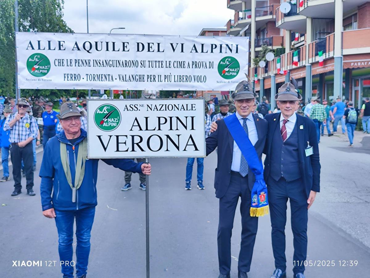 Veronesi all'Adunata nazionale degli Alpini 2025 a Biella