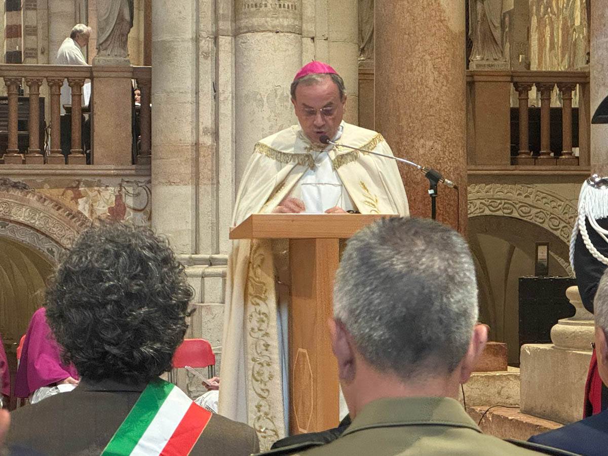 Vescovo di Verona Domenico Pompili - discorso alla città per San Zeno 2025