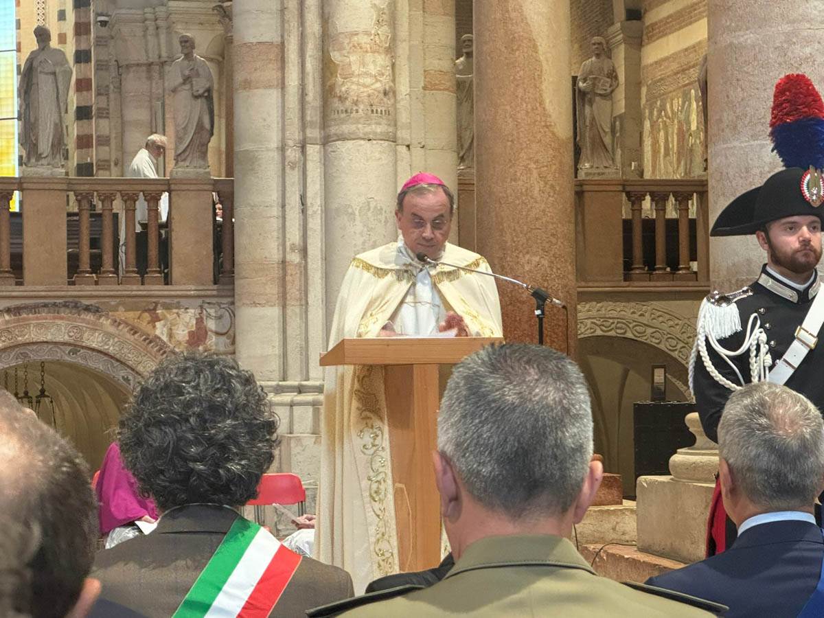 Vescovo di Verona Domenico Pompili: discorso alla città per San Zeno 2025
