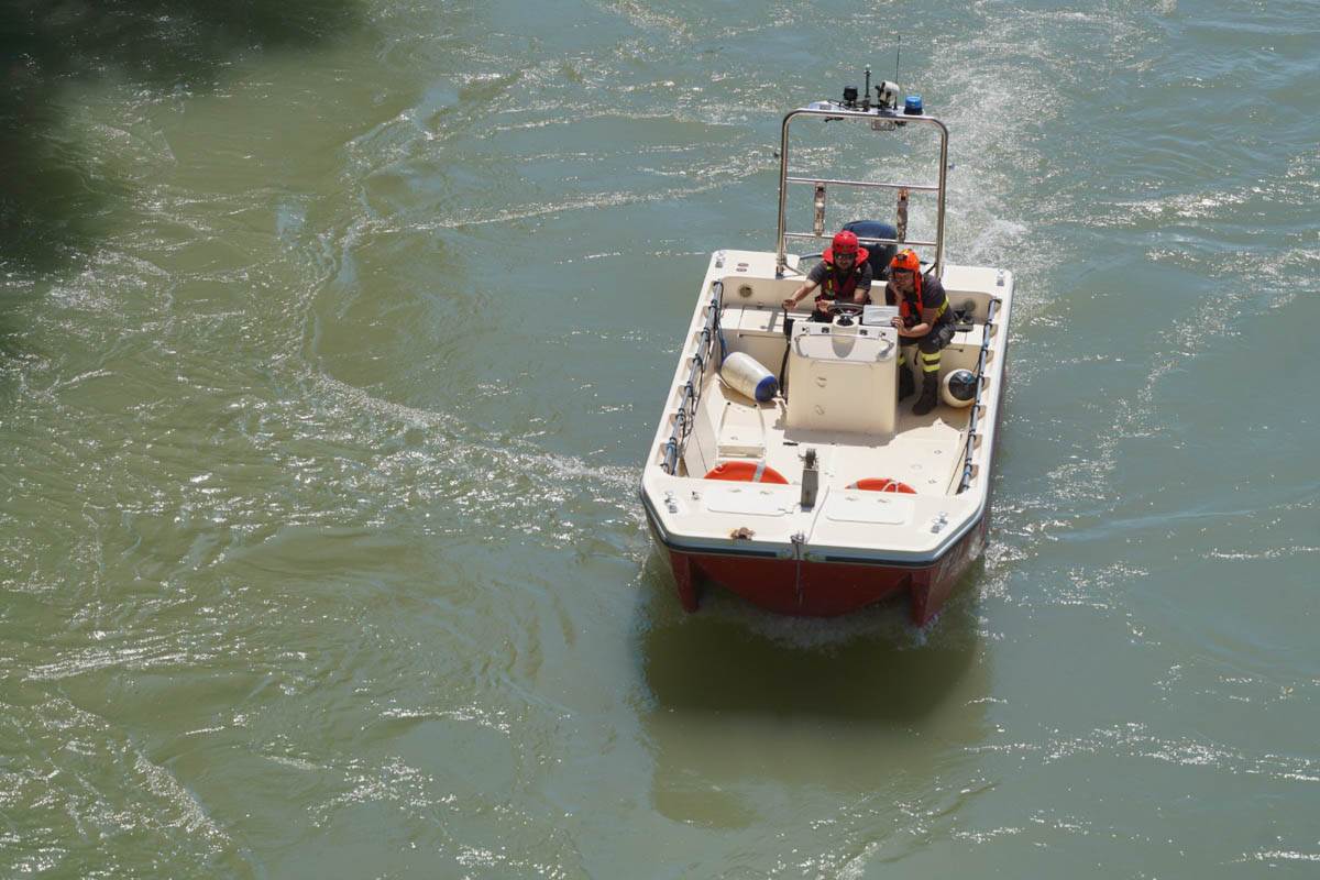 Vigili del fuoco - ricerche in Adige Clara Rossignoli