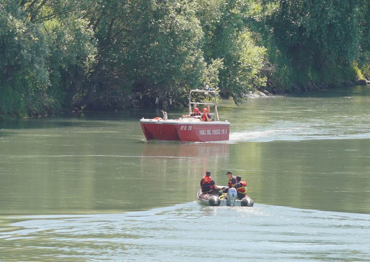 Vigili del fuoco - ricerche in Adige Clara Rossignoli