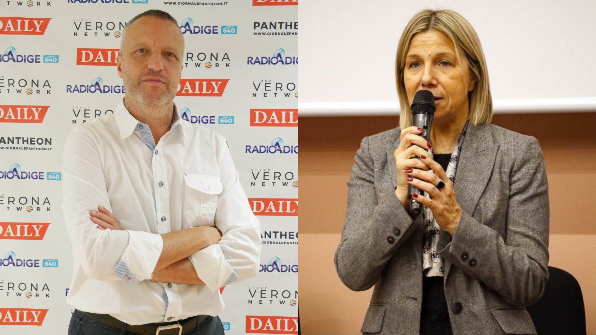 Flavio Tosi e Manuela Lanzarin