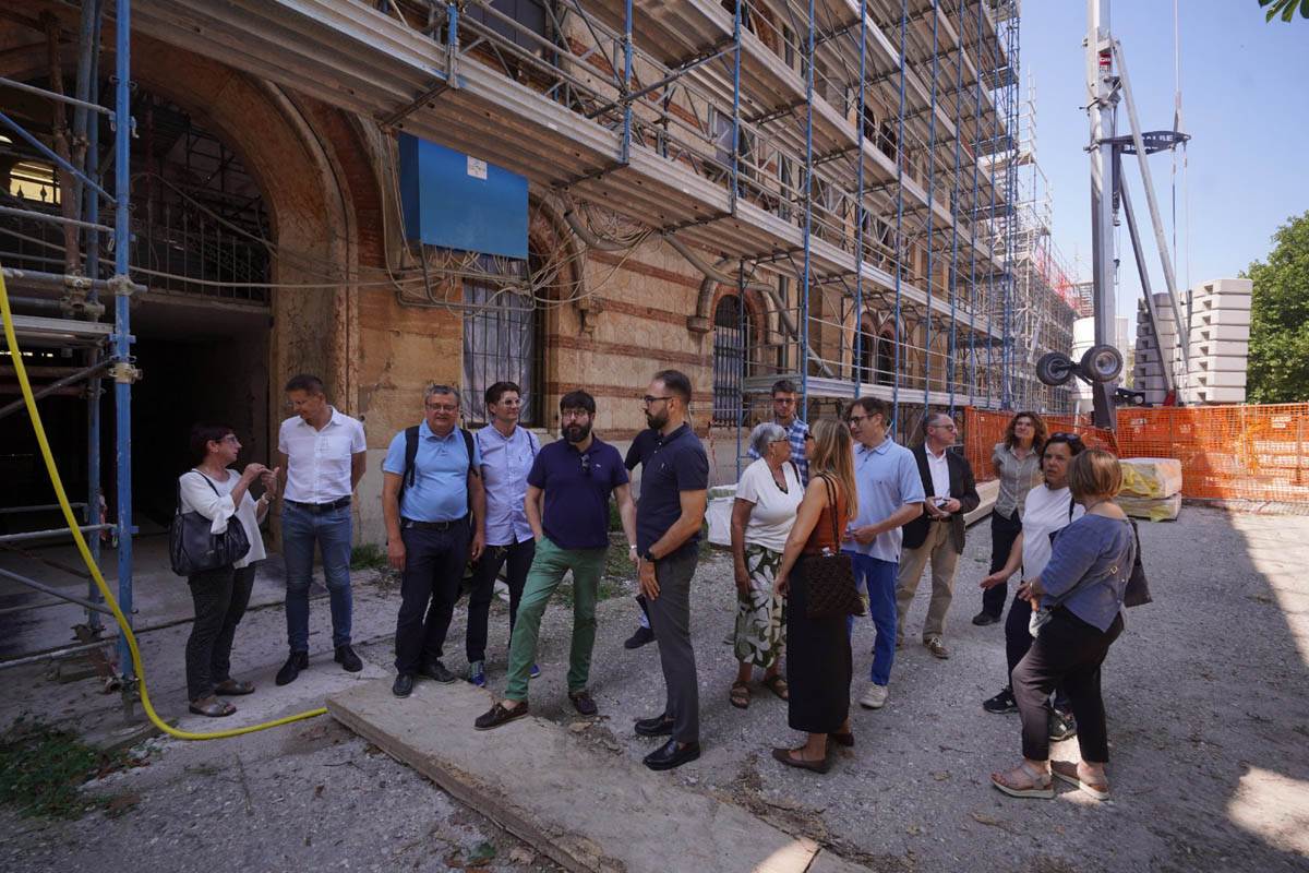 Sopralluogo commissione consiliare Quarta ai cantieri dell'Arsenale (18-06-2025)
