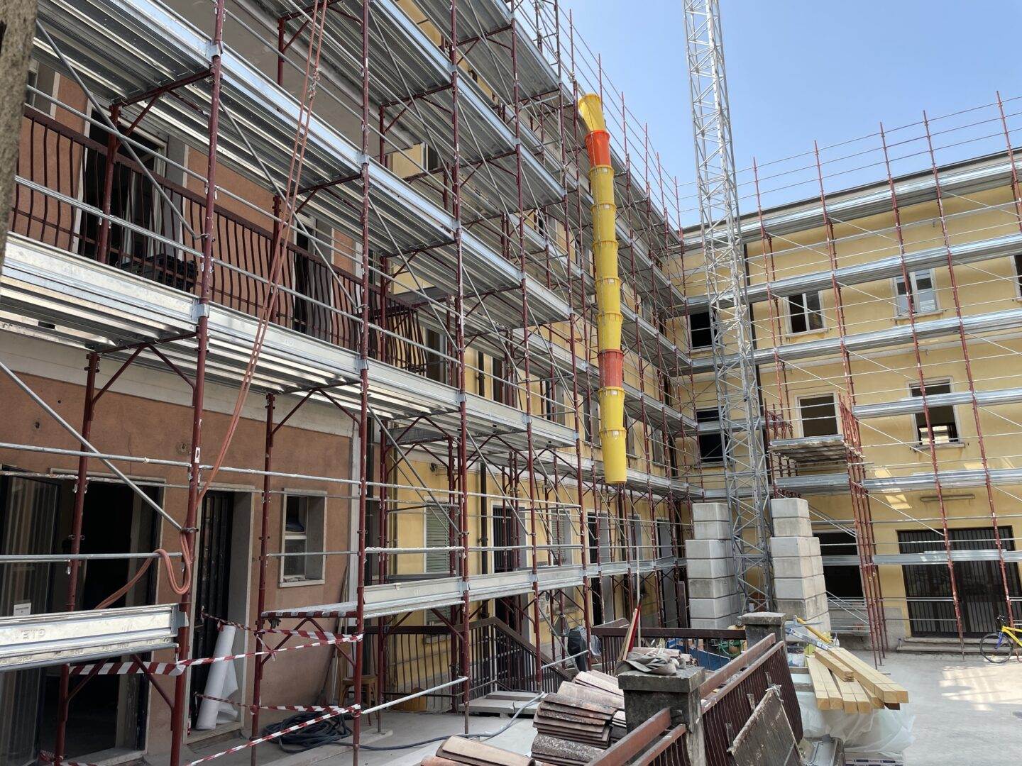 Cantiere ESU Verona Veronetta via Mazza studentato