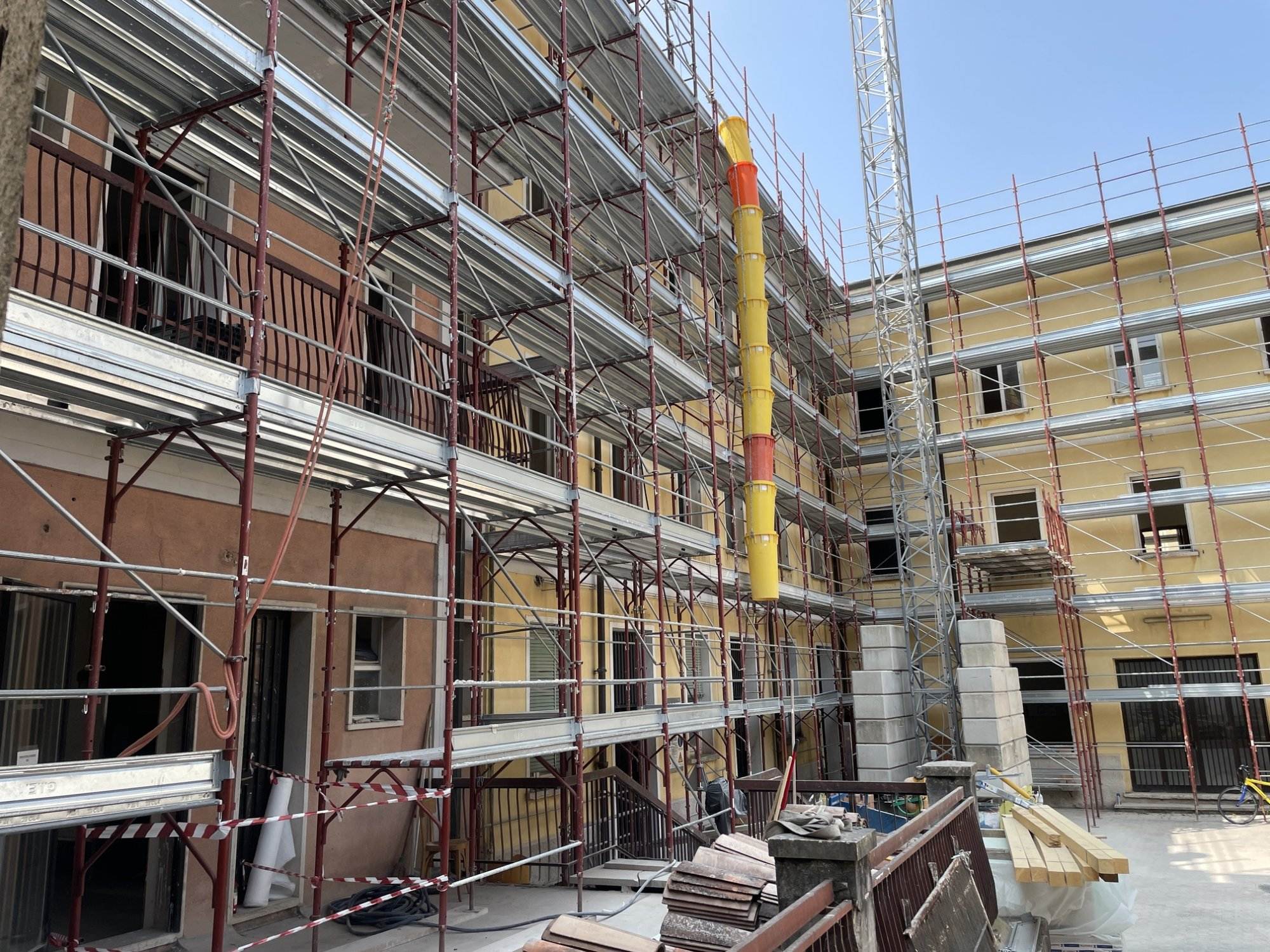 Cantiere ESU Verona Veronetta via Mazza studentato