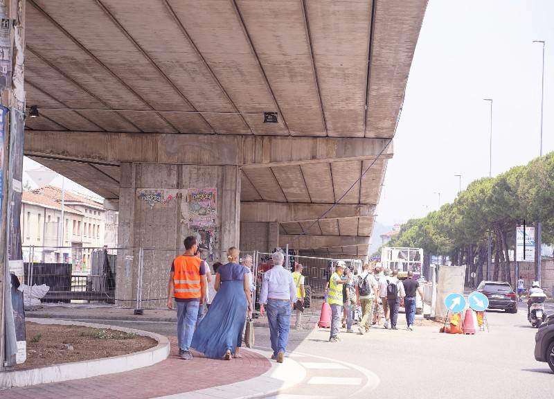 Cavalcavia viale Piave cantiere