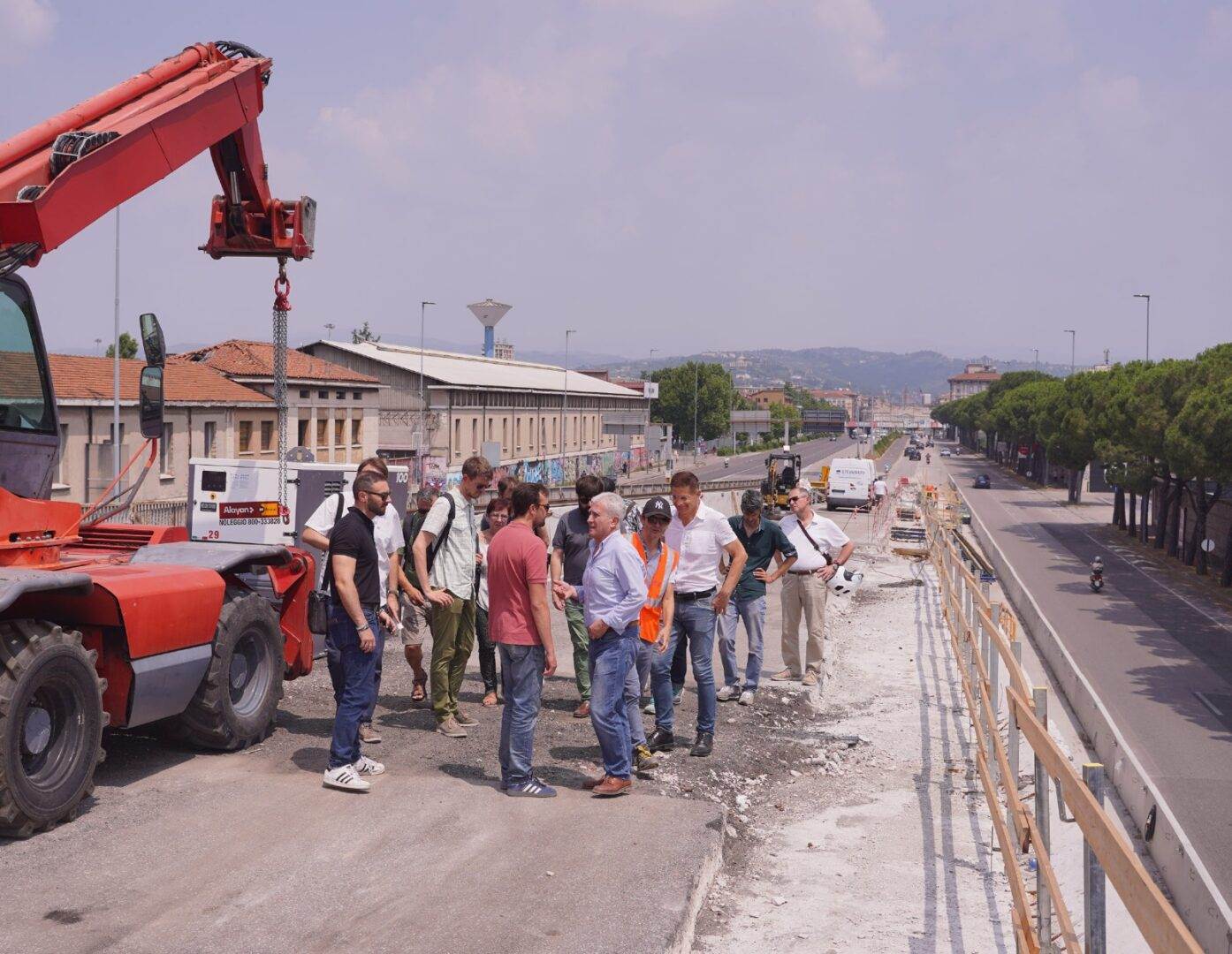 Cavalcavia viale Piave cantiere
