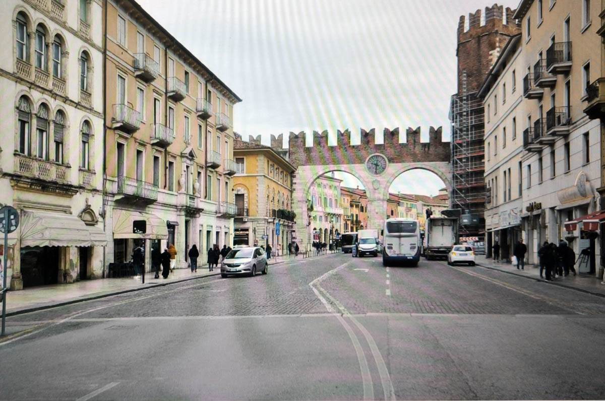 Corso Porta Nuova riqualificazione - lato orologio - ATTUALE