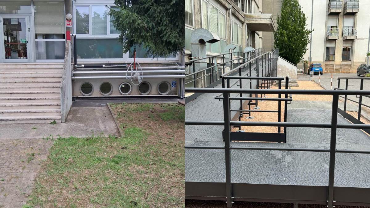 Nuove rampe ospedale Bovolone San Biagio
