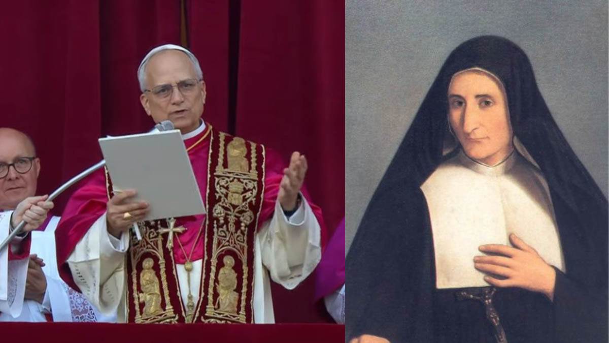 Papa Leone XIV e suor Vincenza Maria Poloni
