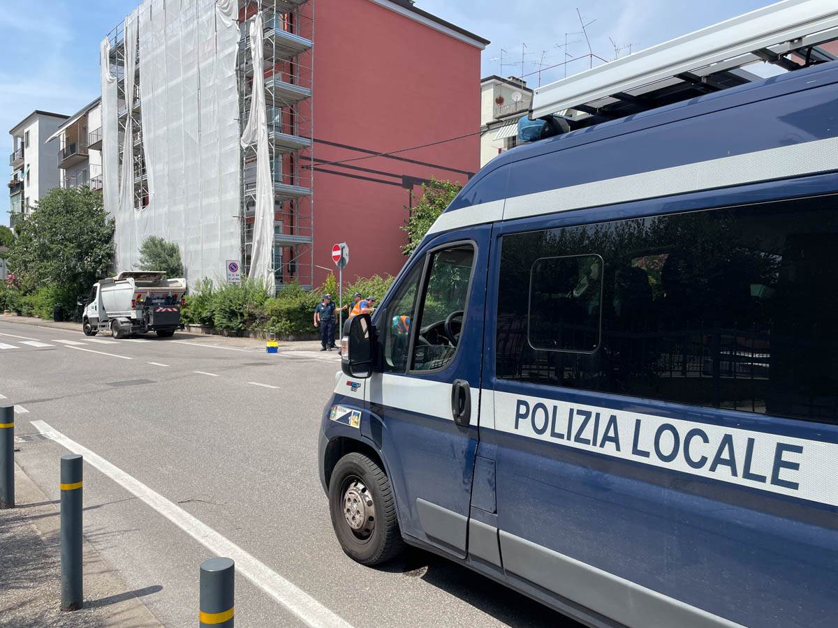 Pedone investito via Tanaro Verona - Polizia locale