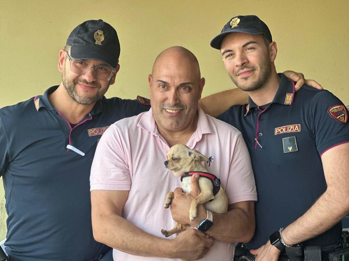 Polizia di Stato - ritrovamento cagnolino