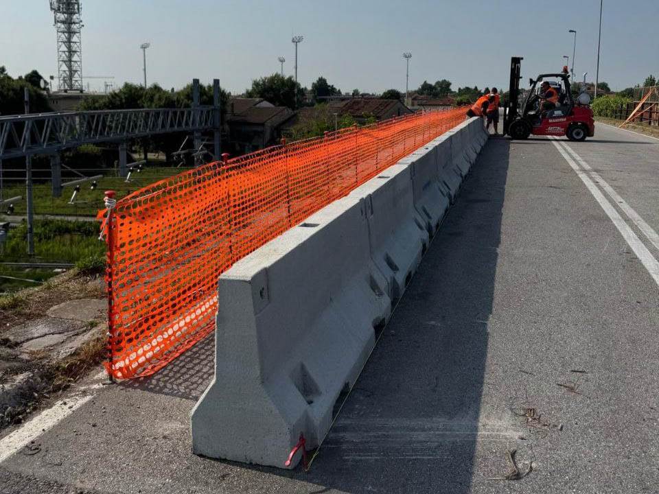 San Bonifacio - lavori cavalcavia per Monteforte