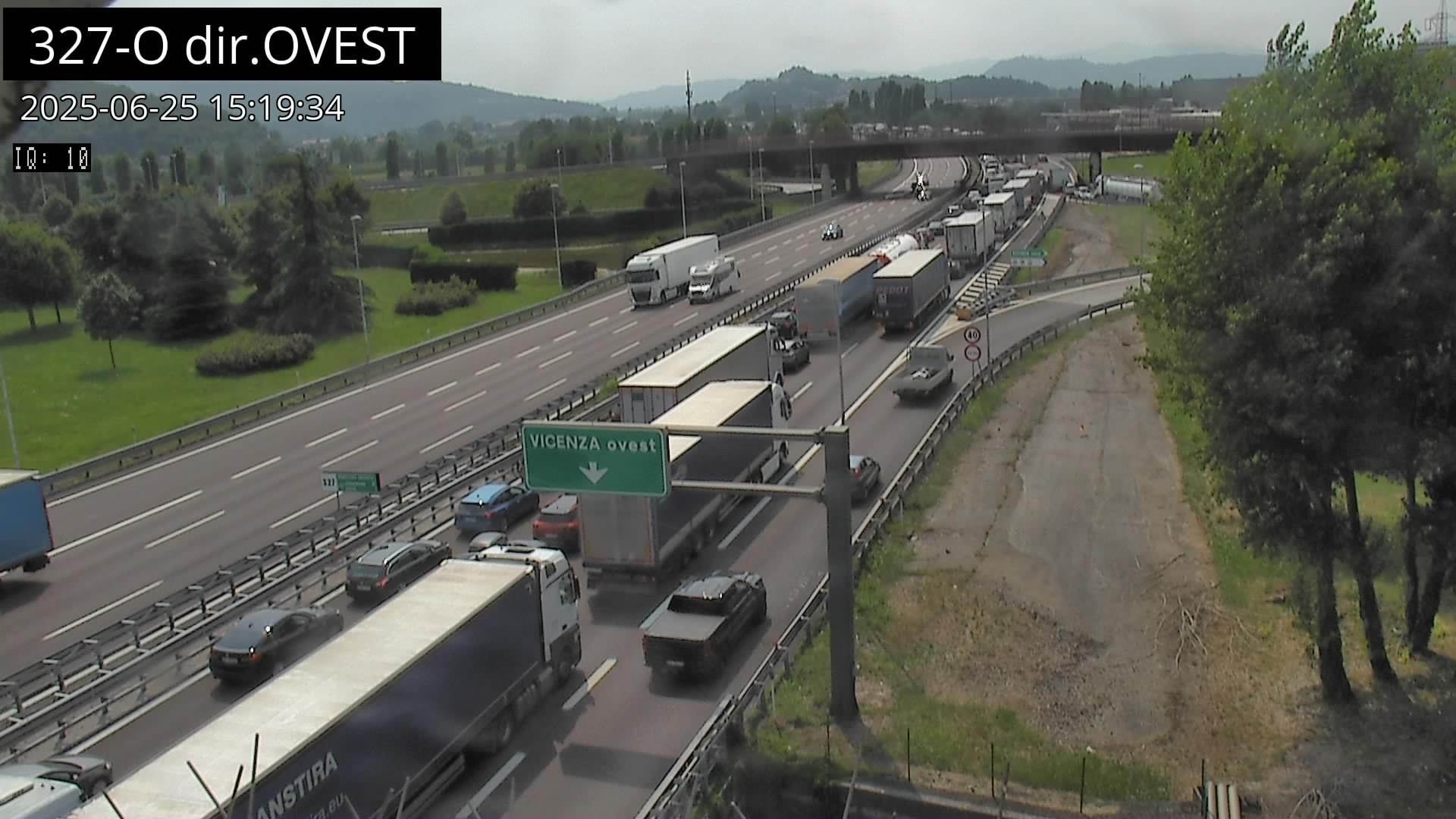 Traffico A4 25.06.2025