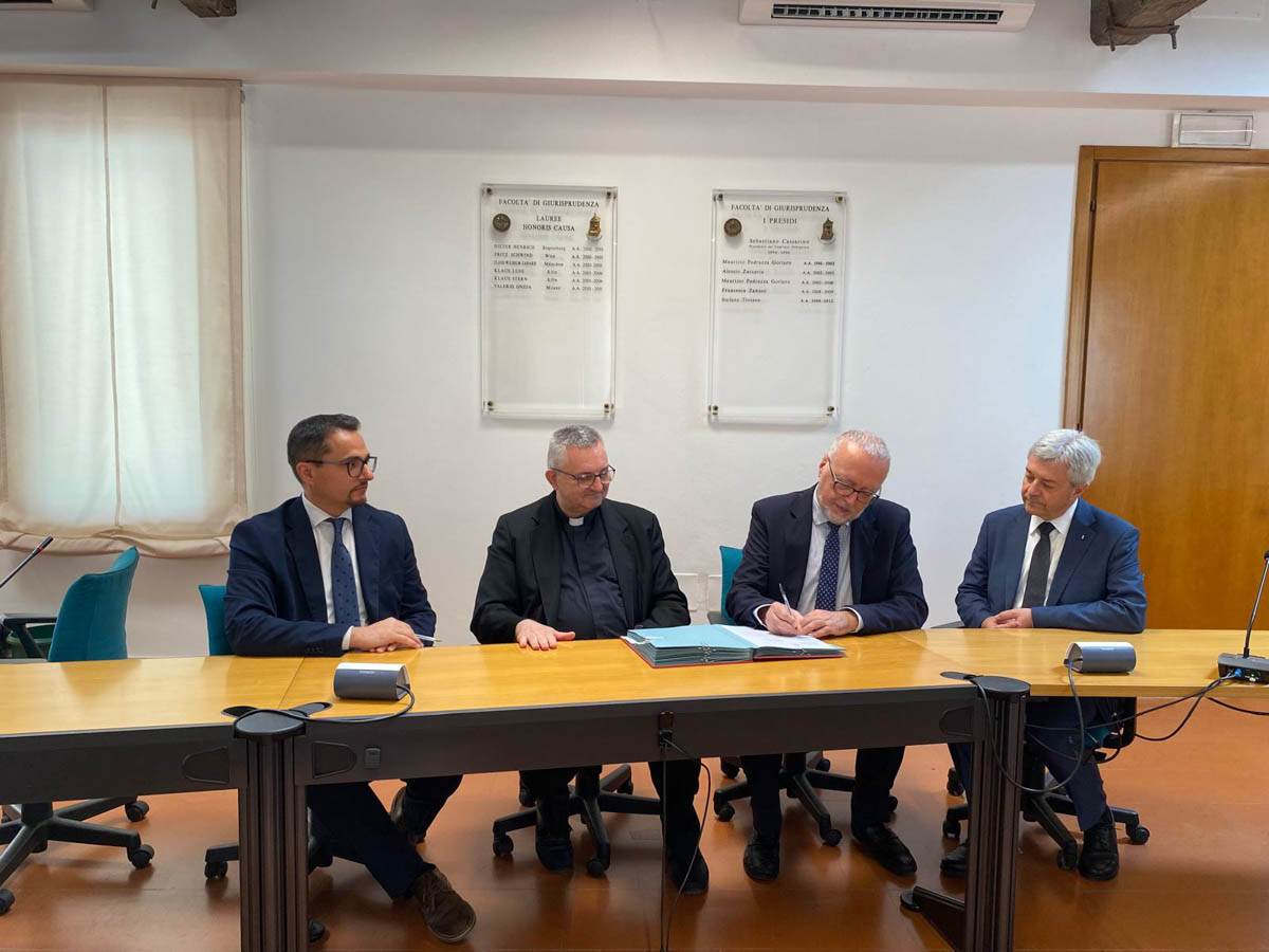 Univr e Adoa - da sx Chiaramonte, Campostrini, Comotti, Bonato