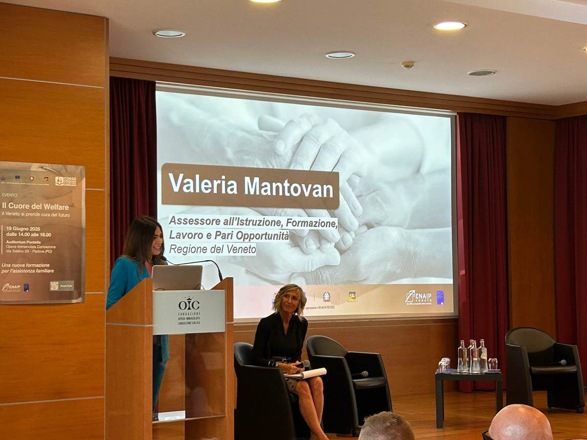 Valeria Mantovan, assessora all’Istruzione, Formazione e Lavoro della Regione del Veneto