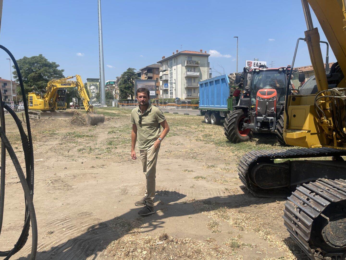Federico Benini sopralluogo Salita Santa Lucia