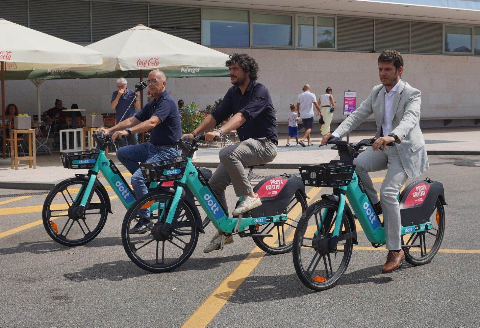 Presentazione nuovo servizio sperimentale di bike sharing "free floating" di Dott a Verona