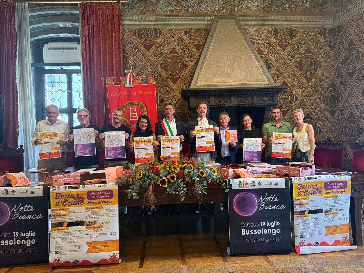 Da sinistra Girelli, Casagrande, Furlani, Iaquinta, Brizzi, Amantia, Fugolo, Campestrini, Segattini, Martini