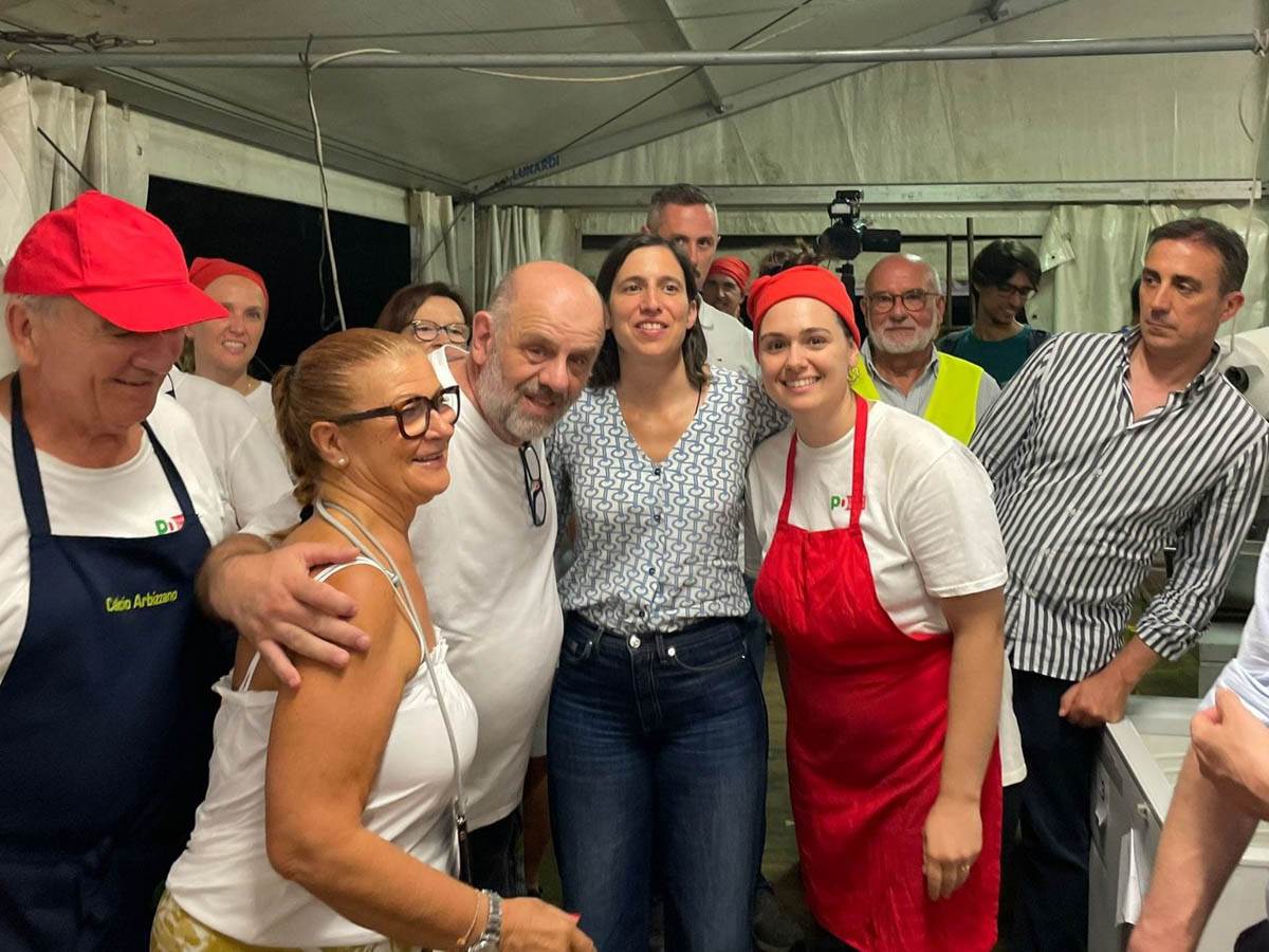 Elly Schlein alla Festa dell'Unità di Quinzano 2024