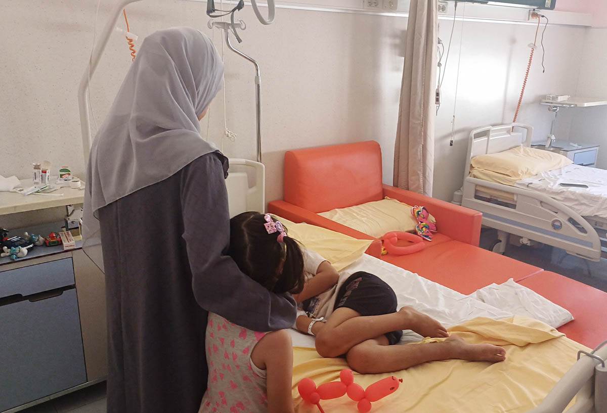 Ospedale IRCCS Negrar - Famiglia palestinese