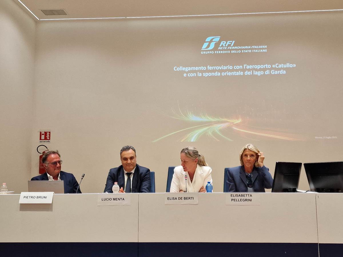 Studio ferrovia Verona, Catullo, lago - presentazione 21-07-2025