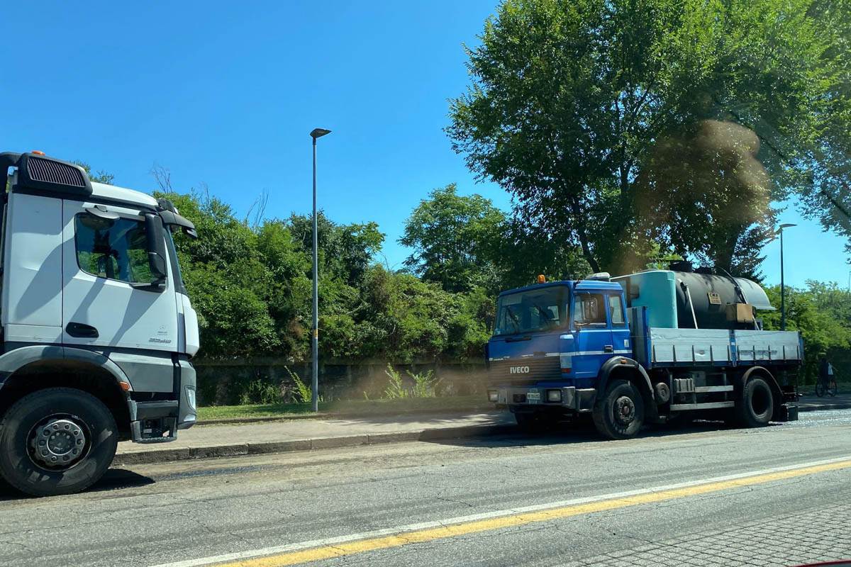 Via Torbido Verona - asfaltatura