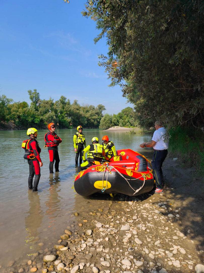 Addestramento SUEM 118 elisoccorso recupero Adige