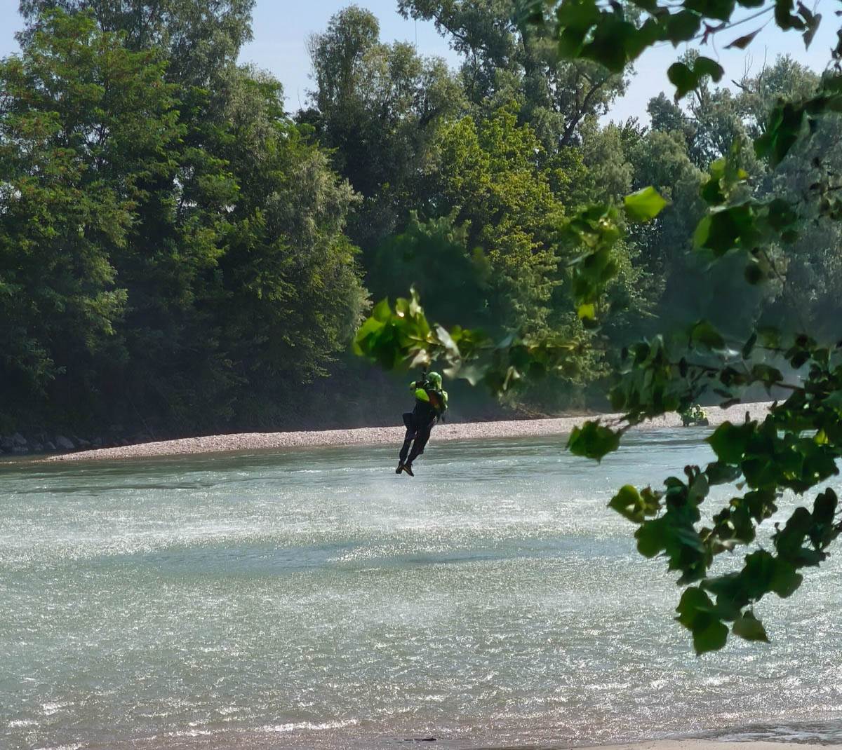 Addestramento SUEM 118 elisoccorso recupero Adige