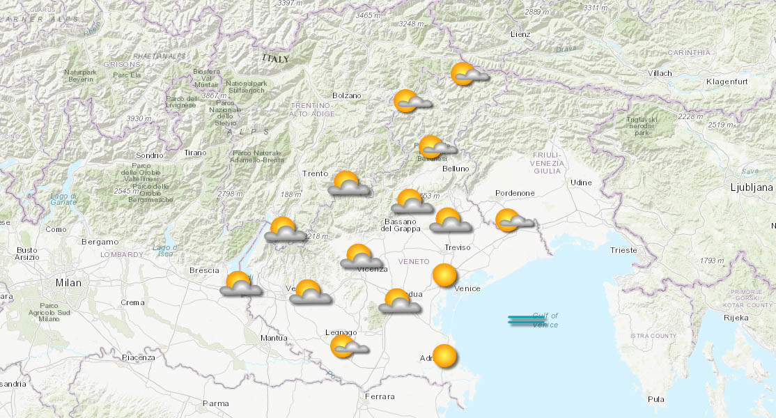 meteo veneto 01-08-2025