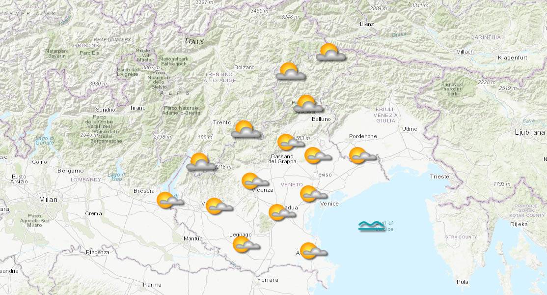 meteo veneto 17-07-2025