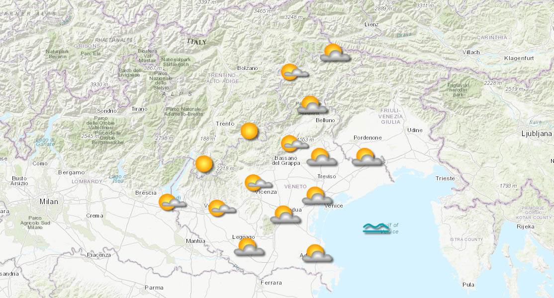 meteo veneto 29-07-2025