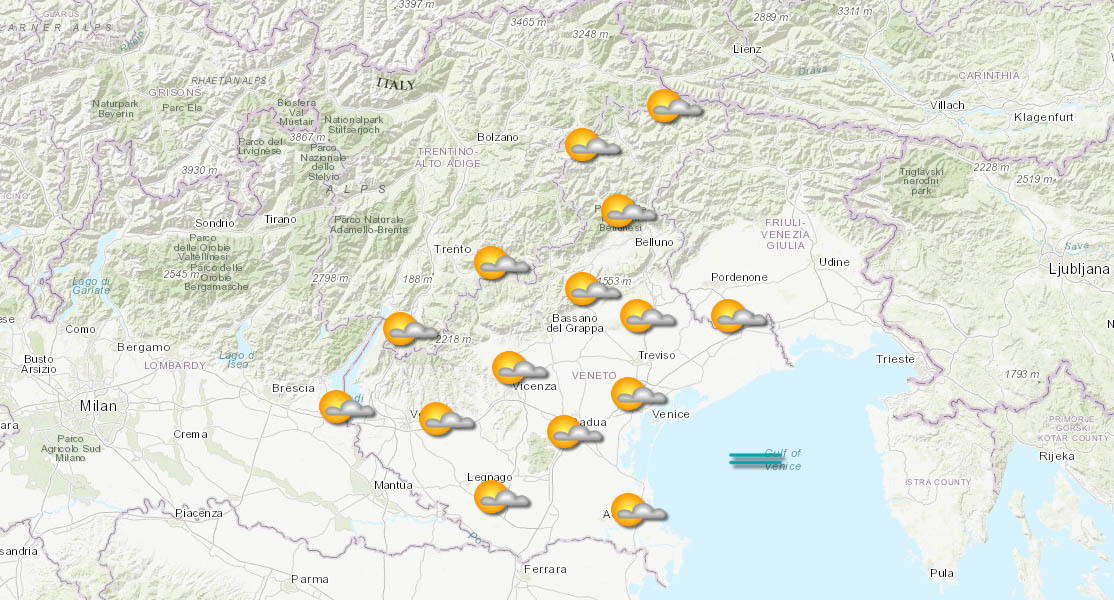 meteo veneto 31-07-2025
