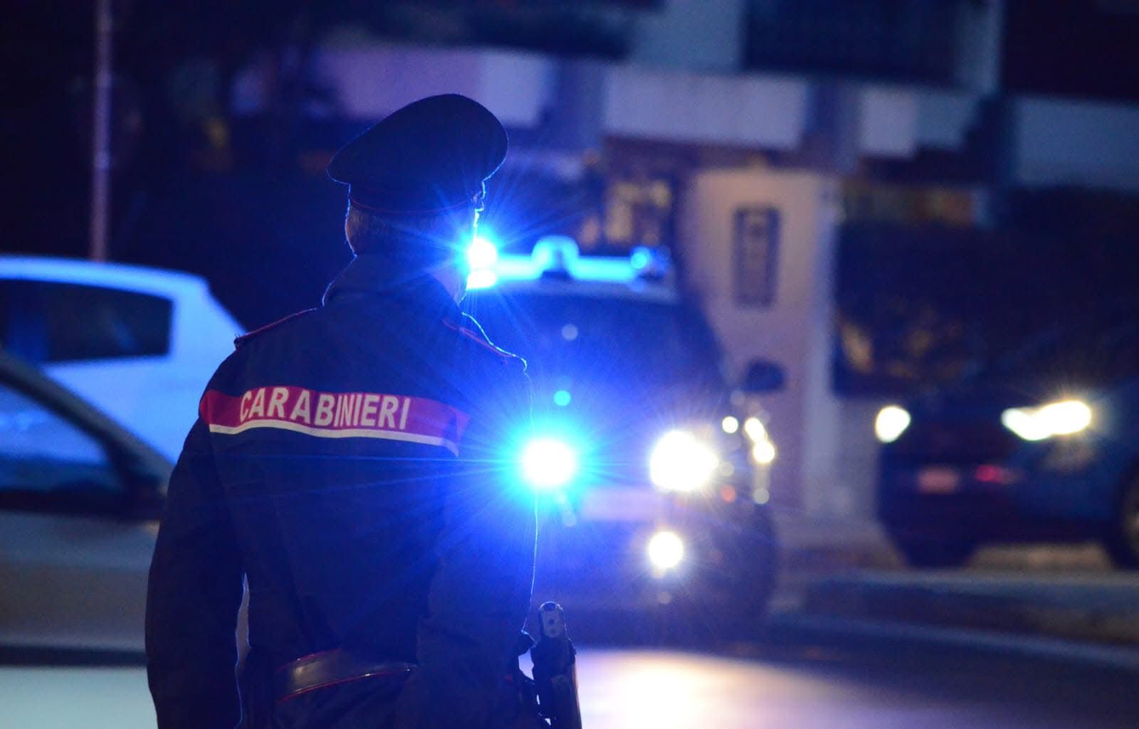Carabinieri generica notte